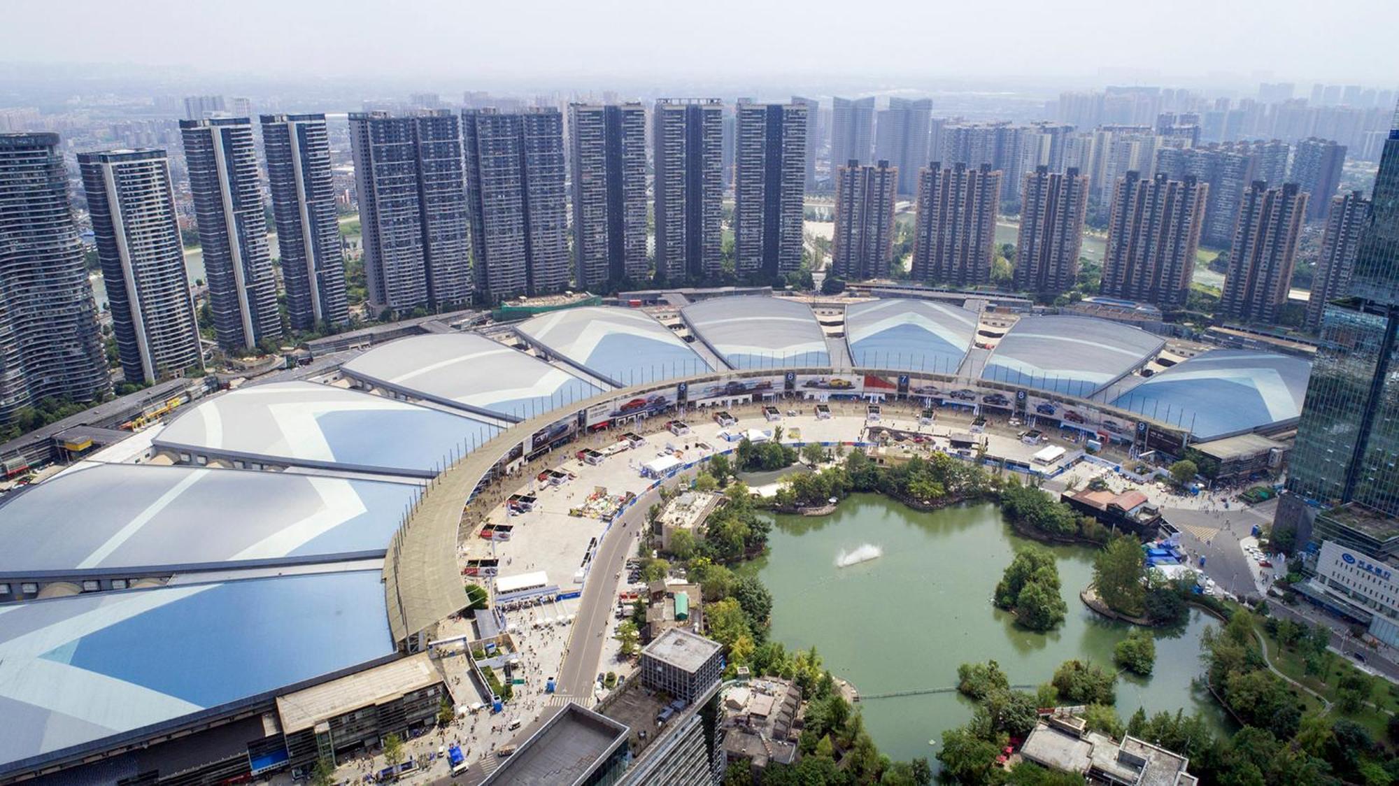 Holiday Inn Chengdu Century City-Westtower Exteriör bild